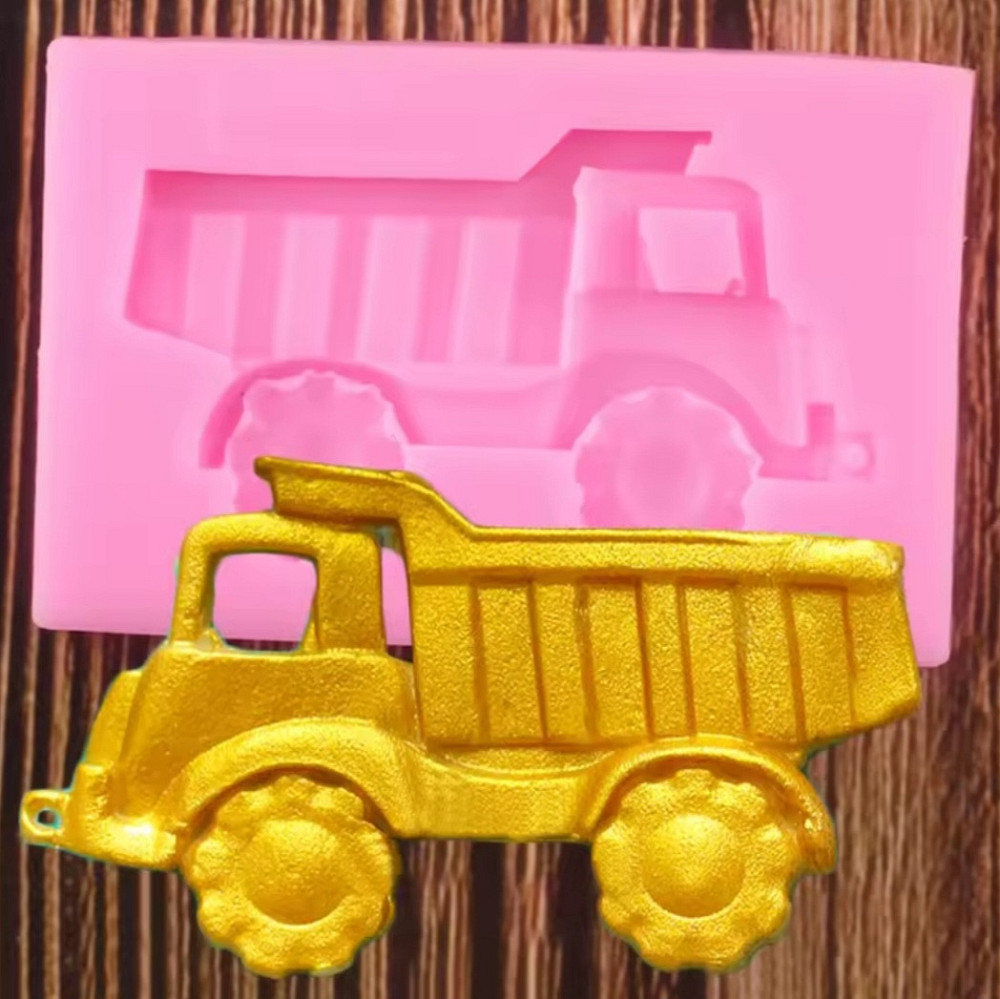 Молд силиконовый Грузовик 45 на 70 мм розовый Киев - изображение 1