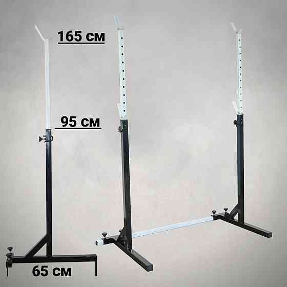 Скамья с отрицательным углом + Стойки 40 на 40 мм Стойки, скамьи для жима и приседаний Киев