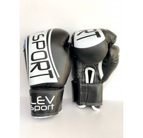 Перчатки боксерские LEV-SPORT Элит (стрейч) 10 oz Вишнёвое - изображение 1