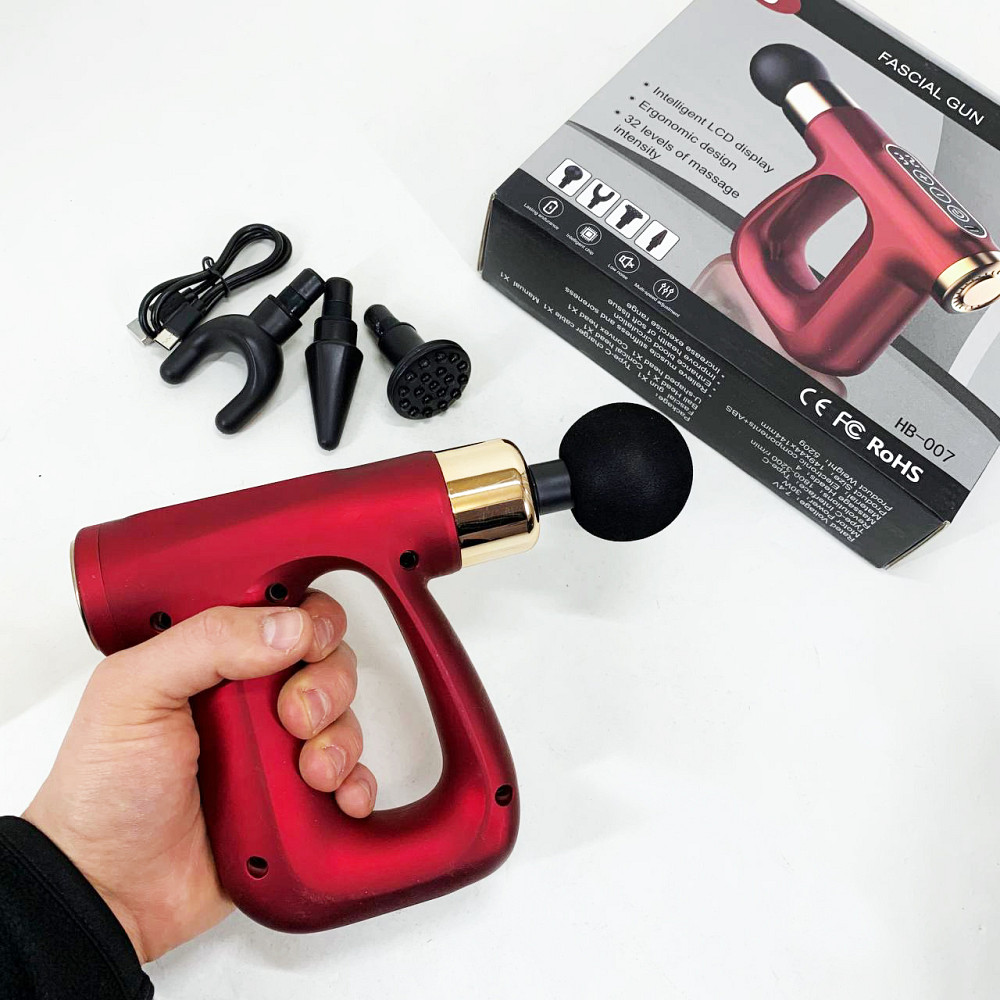 Масажер від мережі з різними насадками HB-007, Масажер для релаксації та усунення напруги WM-88 Івано-Франківськ - фото 3