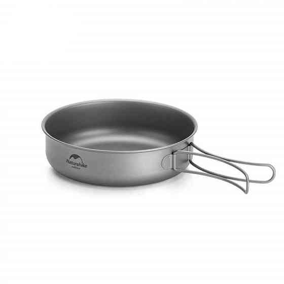 Сковорода титановая с раскладной ручкой Naturehike NH18T010-A (17 см) Винница