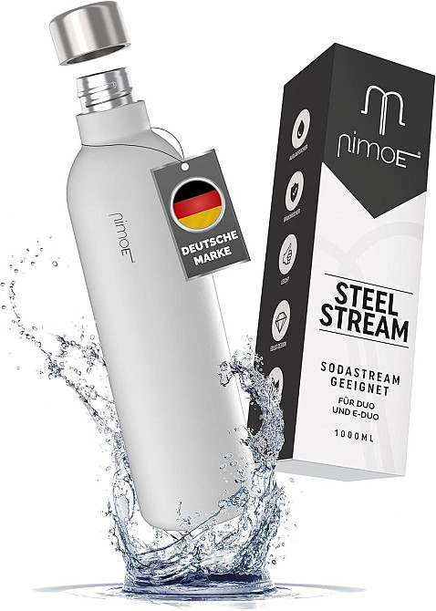 Пляшка з нержавіючої сталі NIMOE SteelStream 1л Луцк - изображение 4