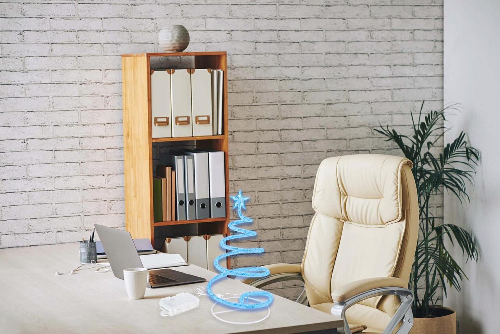 Новорічна гірлянда ялинка світлодіодна 30 LED E25E1 Синій Київ - фото 5