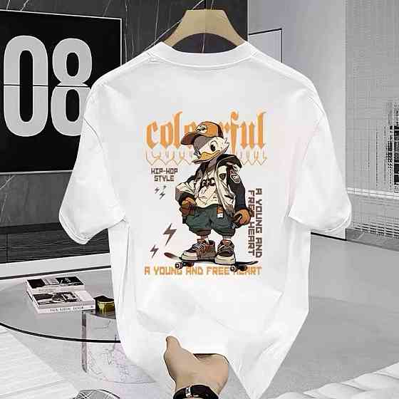 Футболка чоловіча с принтом  44 Біла 2634325758 Дніпро