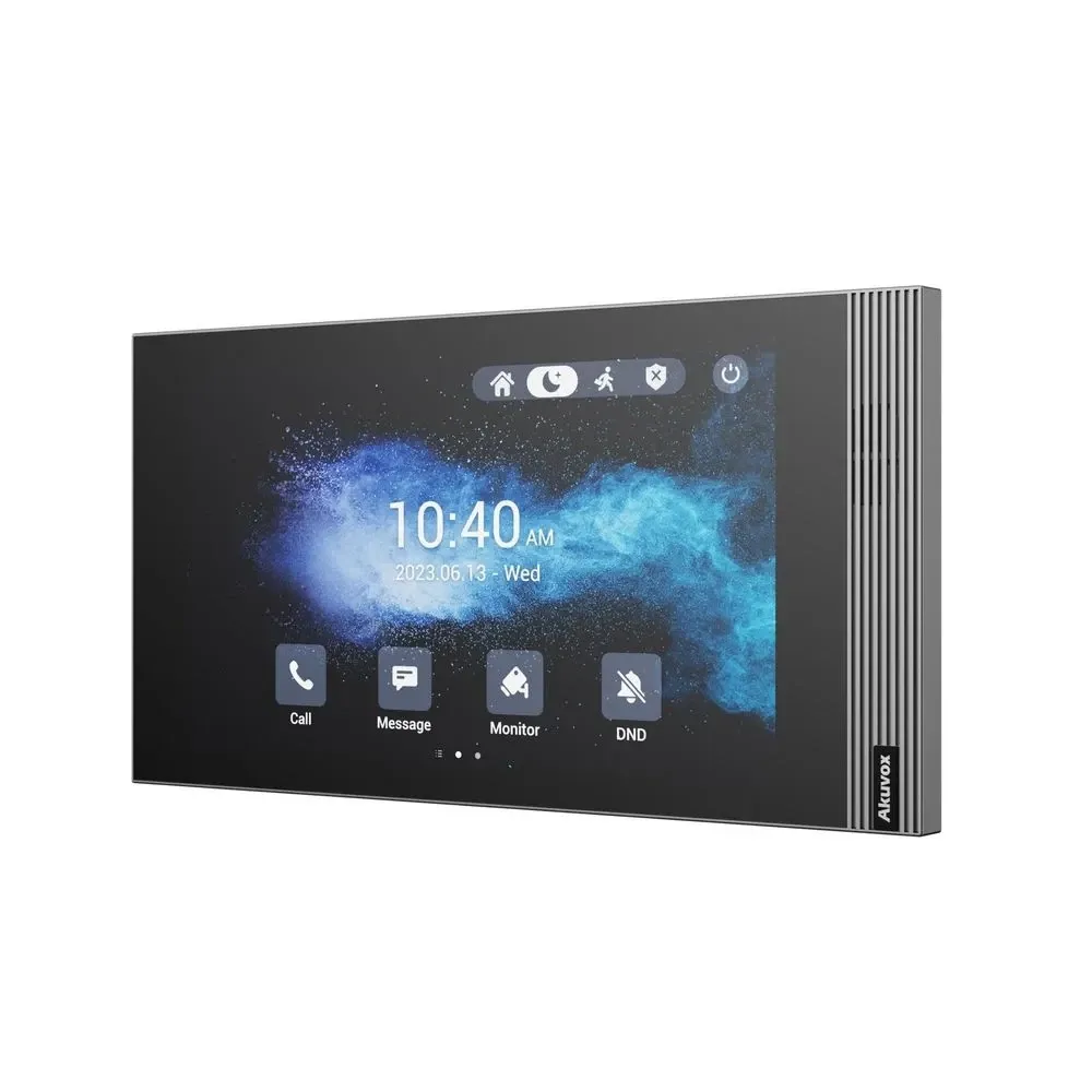 Відеодомофон 8” WiFi Akuvox S563W Black SIP Android з Bluetooth (00-00002332) Киев - изображение 3