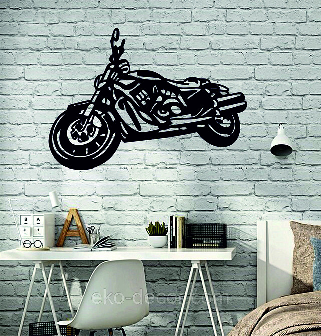 Декоративне настінне Панно «Мотоцикл» Декор на стіну Київ - фото 8