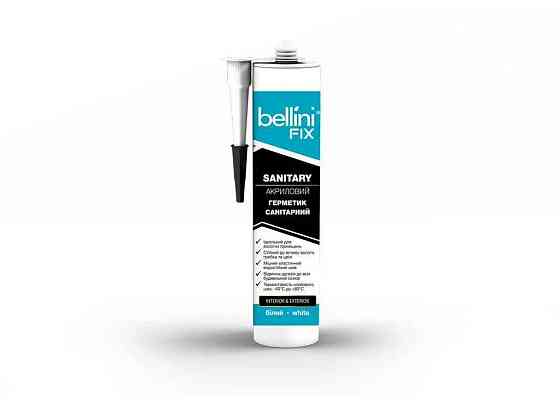 Герметик 280мл санитарный акриловый SANITARY ТМ BELLINI FIX Киев