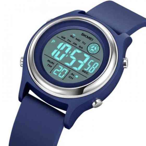 Дитячий наручний електронний годинник Skmei Game (Blue) Київ