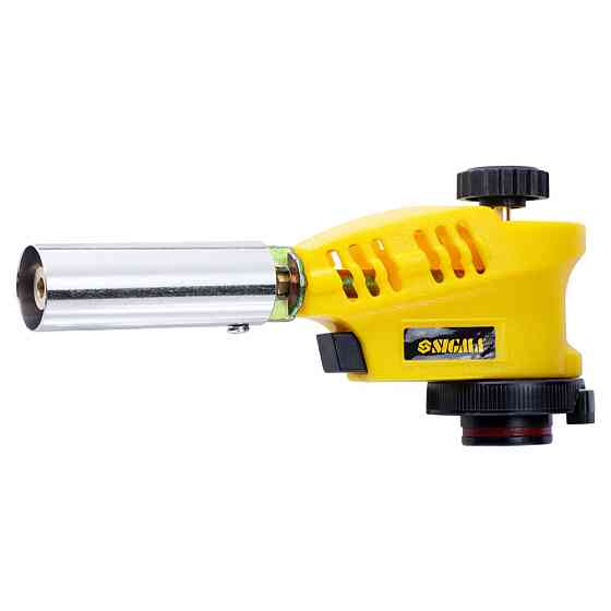 Водка газовая с регулировкой пламени сверху и пьезоподжигом Ø20мм 153мм SIGMA (2901431) Ровно