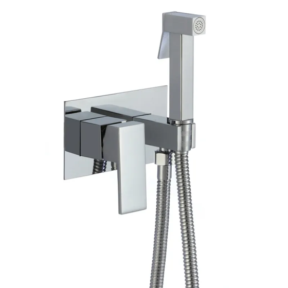 Змішувач для гігієнічного душу Mixxus Premium Kvadro 333 Inner з лійкою (MI6925) Київ