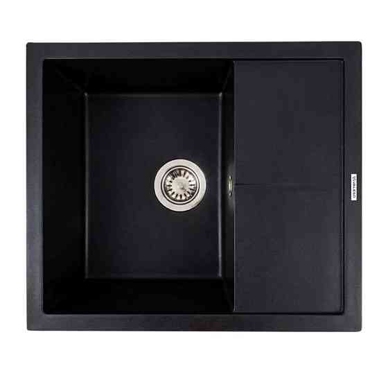 Кухонна гранітна мийка 5850 REYNA VALESO чорна Коломыя