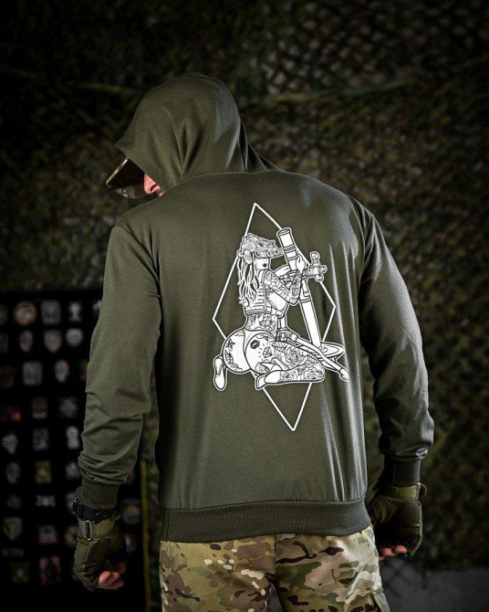 Тактичне худі MAKLIN міномет олива ДЛ7061 Одеса - фото 1