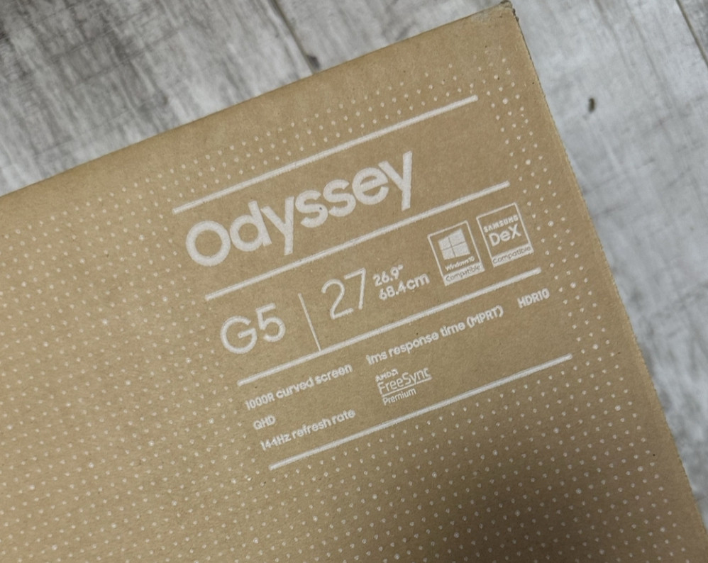 Монитор 2K 144Hz. 2560x1440 Samsung Odyssey G5 27