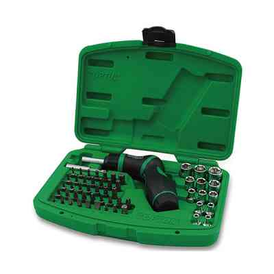 Набір інструментів Toptul торцевих і біт 1/4" з тріскачковою викруткою (GAAI5401) Вінниця