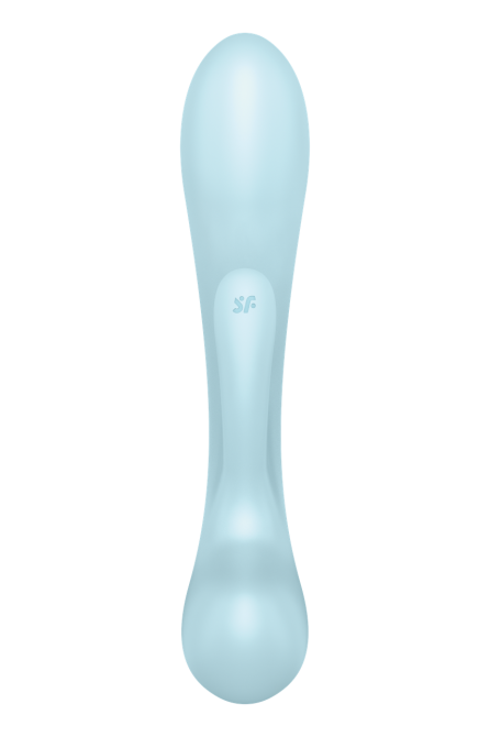 Вибратор кролик Satisfyer Triple Oh с тремя моторами, голубой Sex Aura Киев - изображение 6