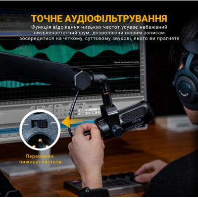 Микрофон Fifine Tank1 XLR Black (Tank1) Винница - изображение 11