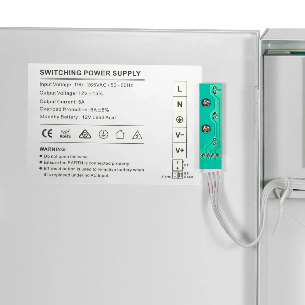 Джерело безперебійного живлення Kraft PSU-1205/8CH (41-00031) Киев - изображение 4