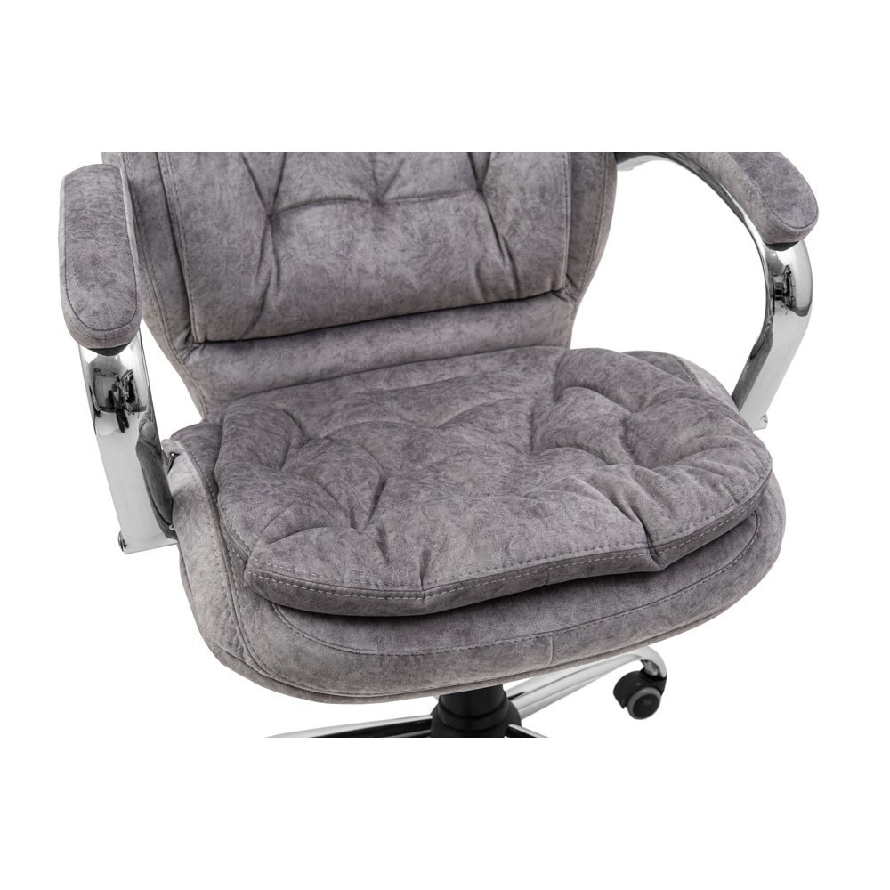 Офисное кресло руководителя Venice Kemel Хром M2 Anyfix Серый Киев - изображение 8