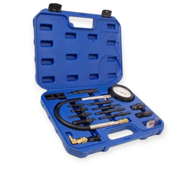 Компресометр 70 Атм дизель із шлангом, 14 перехідників (кейс) Мукачево - фото 1