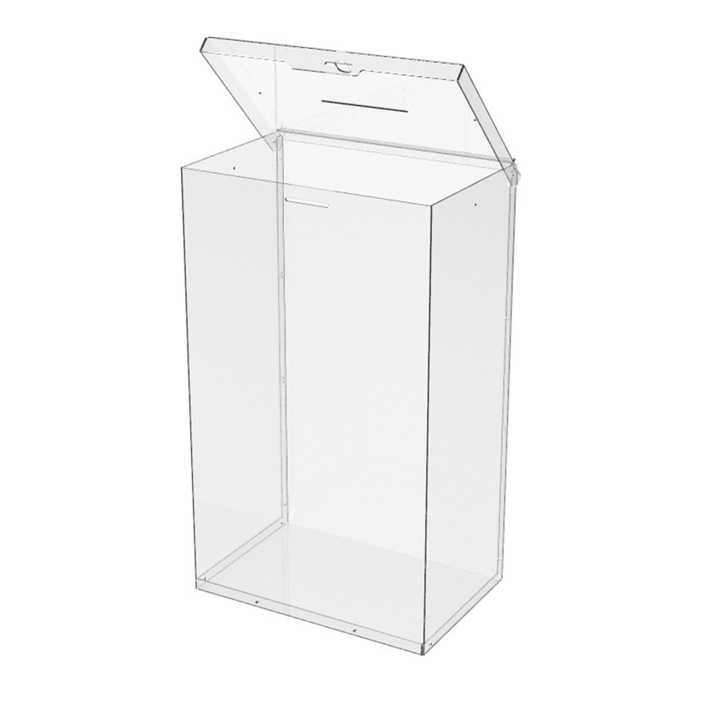 Ящик EKOSTAR с замком для пожертвований и сбора денег 300x200x500. Объем 30 литров Киев - изображение 4