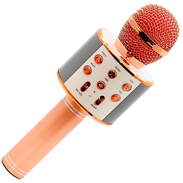 Мікрофон для караоке Bluetooth колонка Handheld KTV WS-858 Луцьк - фото 3