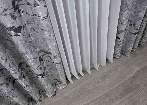 Шторная ткань жаккард 