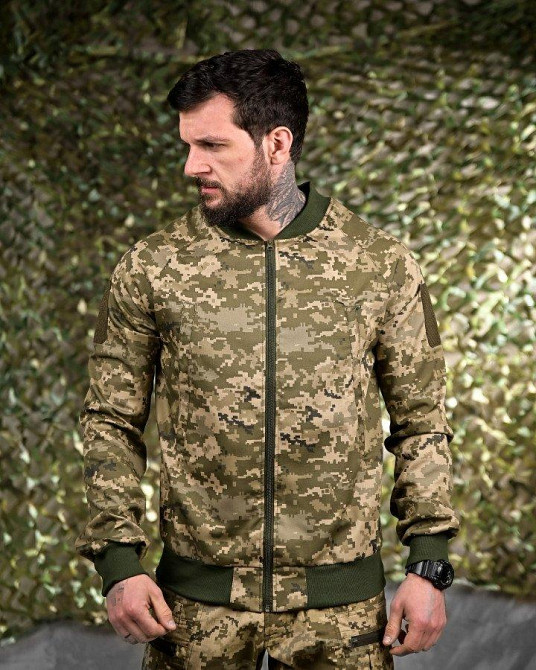 Вітровка бомбер STATUS піксель ДЛ7018 Одеса - фото 1