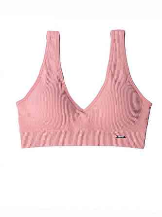 Топ бюстгальтер рубчик з широкою гумкою Рожевий XL/2XL Харків