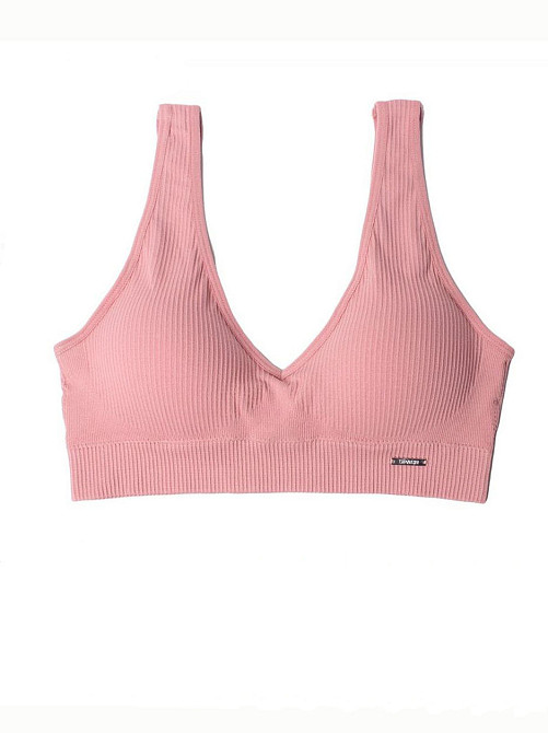 Топ бюстгальтер рубчик з широкою гумкою Рожевий XL/2XL Харків - фото 6