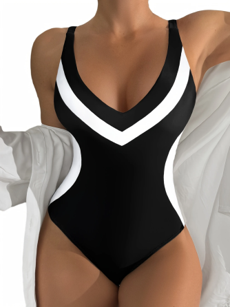 Купальник женский цельный Черный XL/XXl Харьков