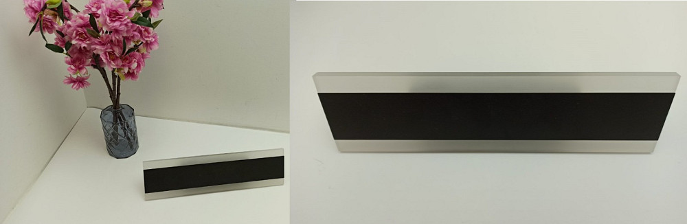 Світильник нержавіюча сталь+скло 300 х 85 х 35мм 12693 Луцк - изображение 1