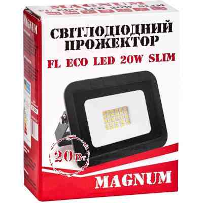 Прожектор MAGNUM FL ECO LED 20Вт slim 6500К IP65 (90011659) Вінниця