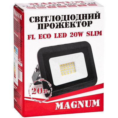 Прожектор MAGNUM FL ECO LED 20Вт slim 6500К IP65 (90011659) Винница - изображение 4