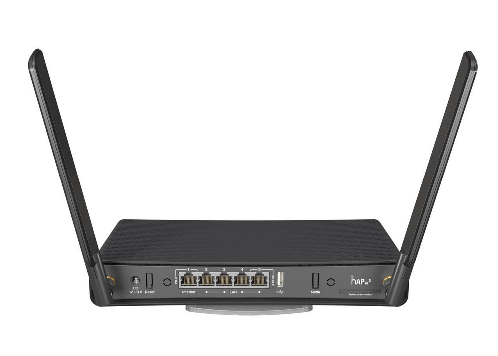 Бездротовий маршрутизатор Mikrotik hAP AC3 (RBD53iG-5HacD2HnD) Black Харків - фото 1