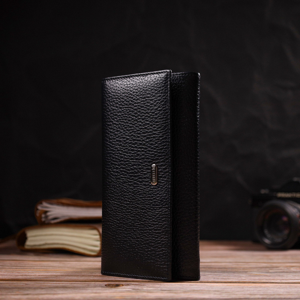 Функциональный кошелек для женщин из натуральной кожи CANPELLINI 21822 Черный Киев - изображение 8