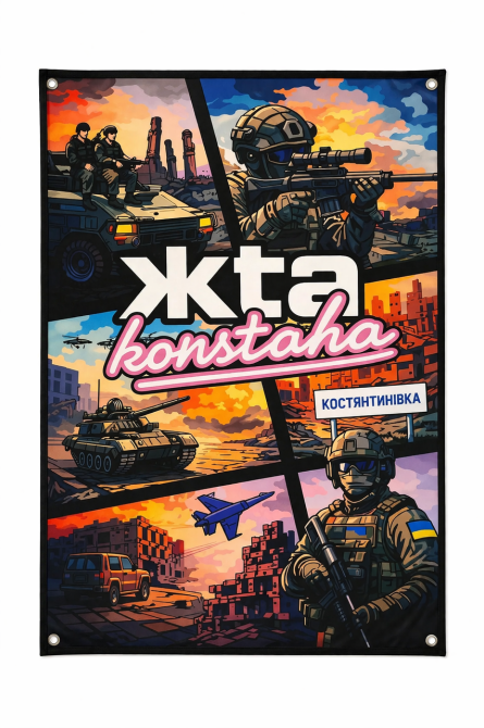 Банер ЖTA Костянтинівка 900х600 мм Київ - фото 1