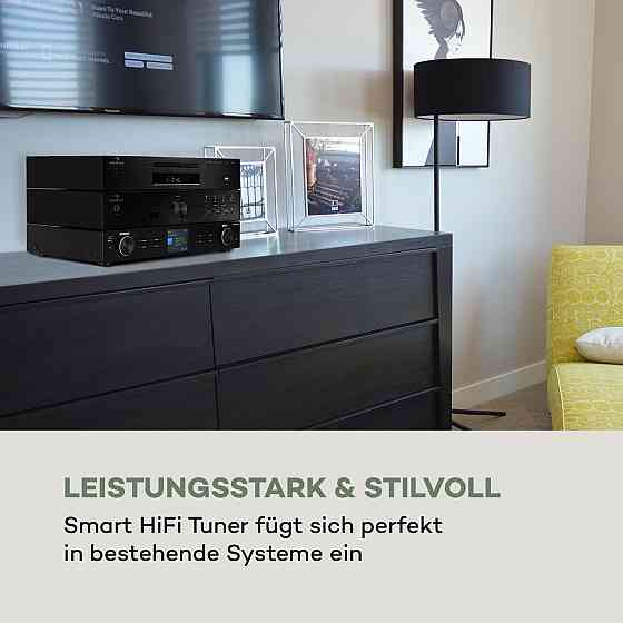 ITuner 320 BT цифровий hi-fi тюнер Spotify Connect Керування застосунком BT чорний Чорний (Німеччина, читати Рівне