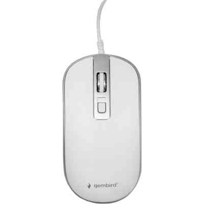 Мышка Gembird MUS-4B-06-WS USB White/Grey (MUS-4B-06-WS) Винница