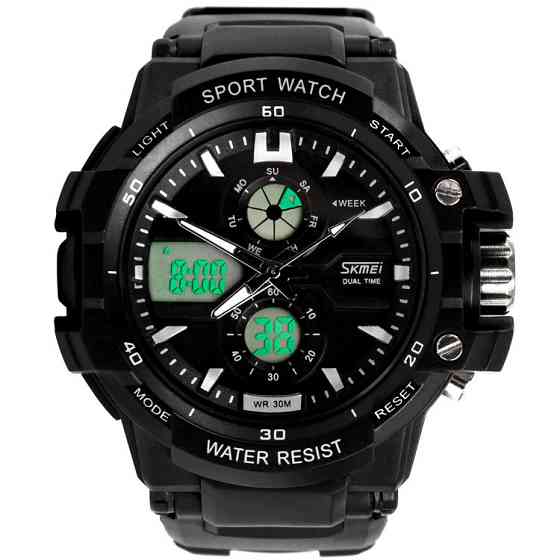 Детские спортивные часы Skmei 0990 L (Черные) Винница