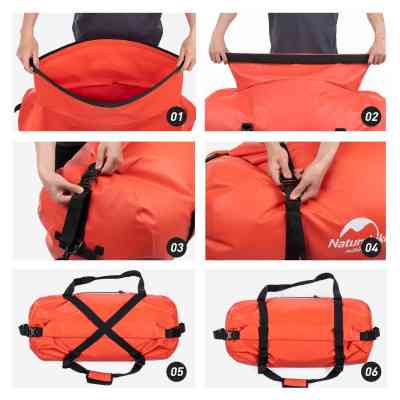 Сумка дорожная Naturehike баул водонепроникний NH20FSB03 60 л червона (6927595744284) Винница