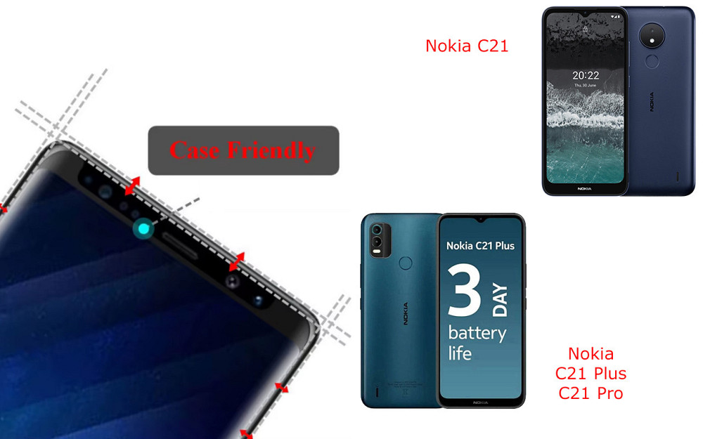 Захисне скло HyperGlass Pro для Nokia C21, C21 Plus, C21 Pro – максимальна чутливість та захист Київ - фото 4