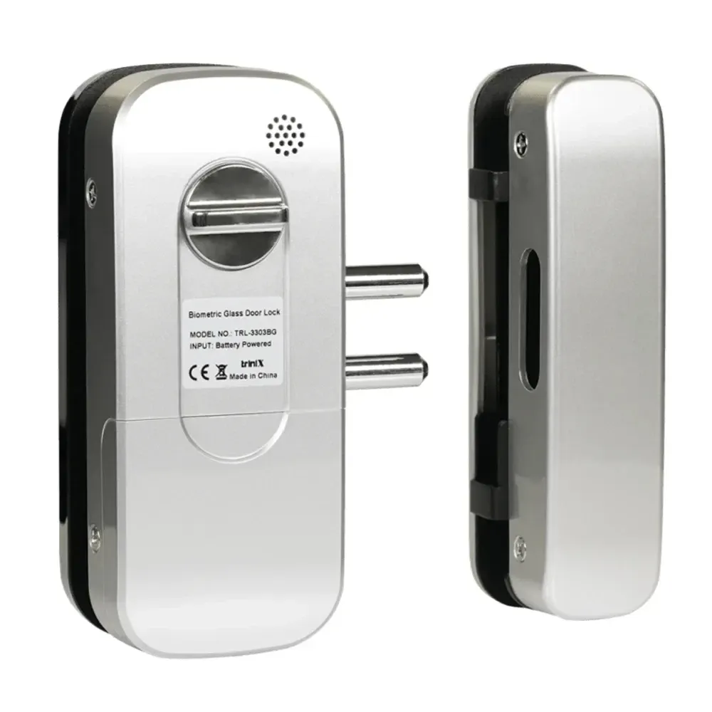 Замок біометричний автономний на скляні двері Trinix TRL-3303BG зі зчитувачем відбитків пальців і карт EM-Marine (65-00004) Киев - изображение 10