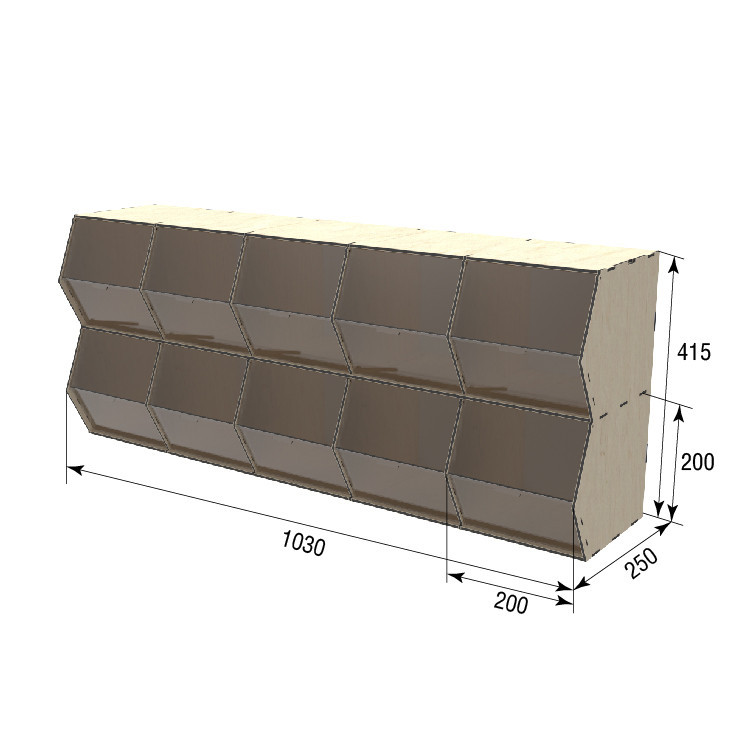 Диспенсер EKOSTAR для конфет, снеков, орехов, крупы на 10 ячеек Киев - изображение 3