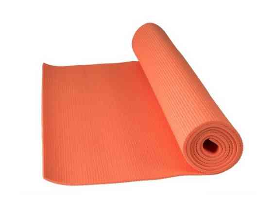 Гимнастический коврик для йоги и фитнеса Power System PS-4014 PVC Fitness-Yoga Mat Оранжевый, 173x61x0.6 см Киев