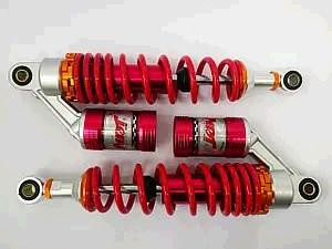 Амортизатори (пара) мопед Дельта 34 см, газомасляні (червоні) Мукачево - фото 1