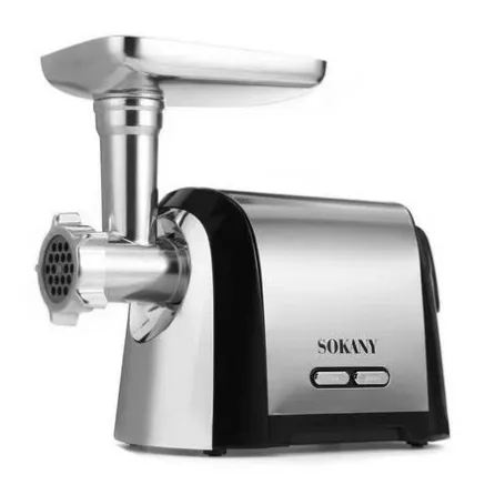 Мясорубка SK-088 2500Вт с металлическим корпусом, нержавеющими лезвиями и насадками для колбасы и кеббе Одесса