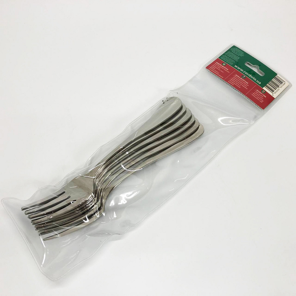 Набір десертних виделок Con Brio CB-3709 18 см 6 шт ZH-48 Львів - фото 2