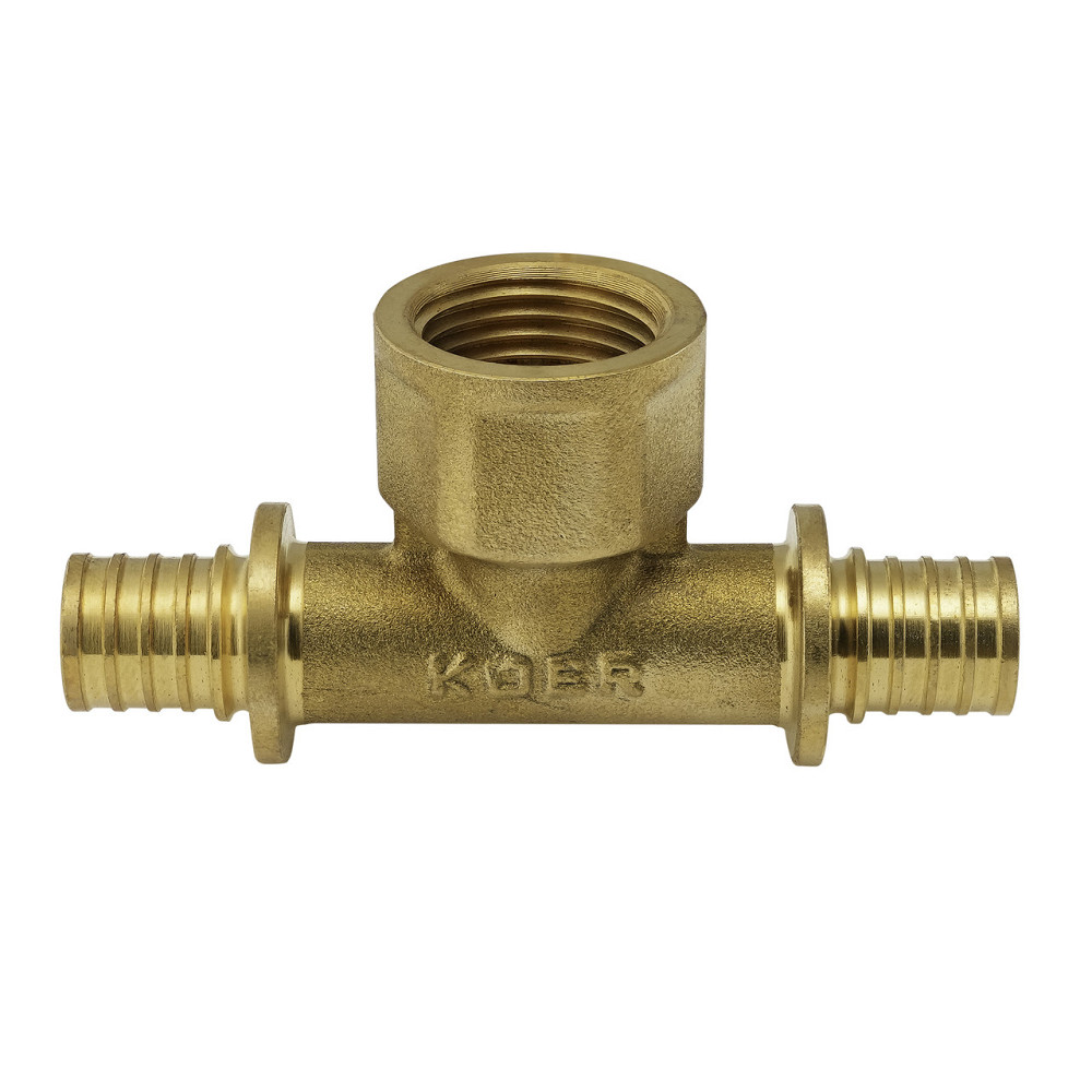 Трійник перехідний з ВР Koer KA.T16-06F-16 - 16(2.2mm) x 1/2"F x 16(2.2mm) (KR4894) Київ - фото 4
