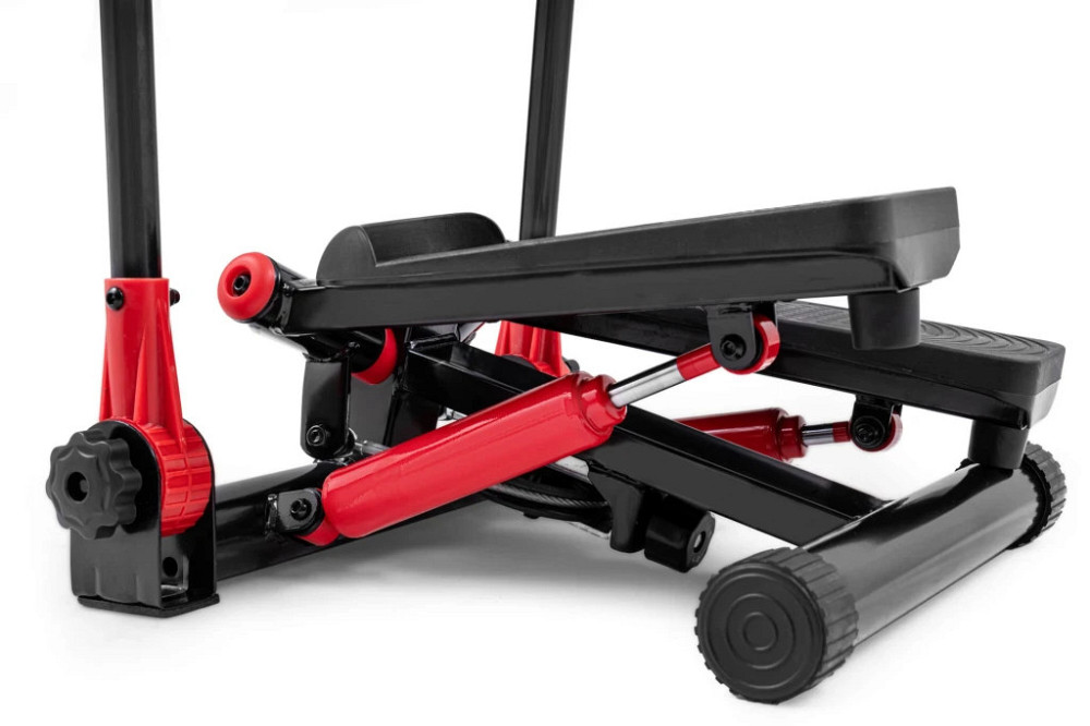 Степпер HS-045S Red для домашніх тренувань фітнесу, кардіо та схуднення, компактний тренажер для ніг і сідниць Київ - фото 6