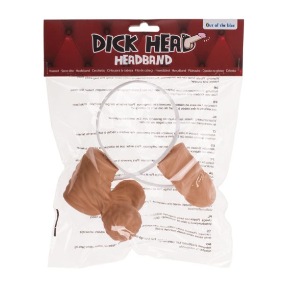 Oбруч Dick Head Headband, 28 см Sex Aura Киев